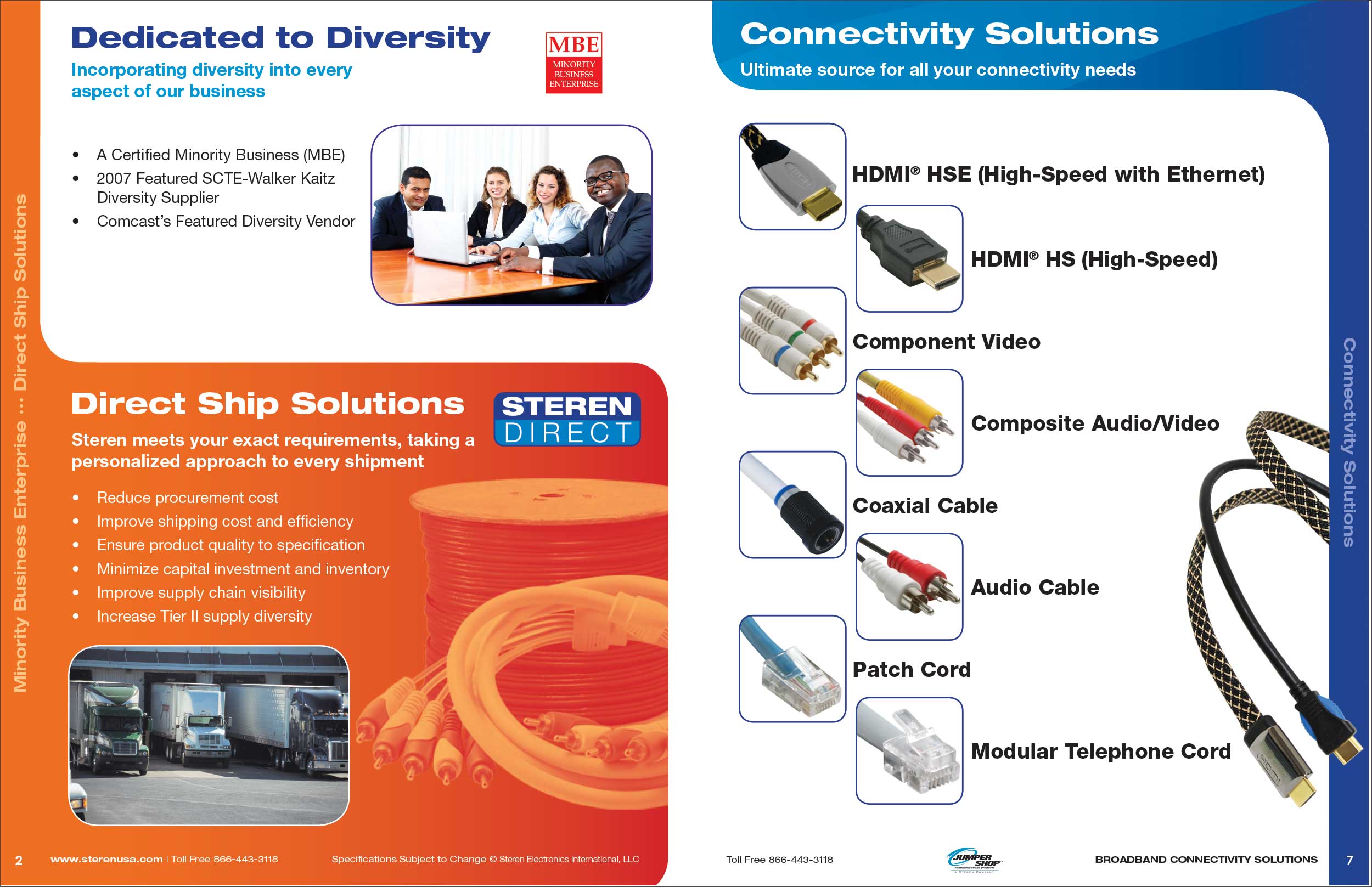 Jumper Shop CATV Brochure Spread