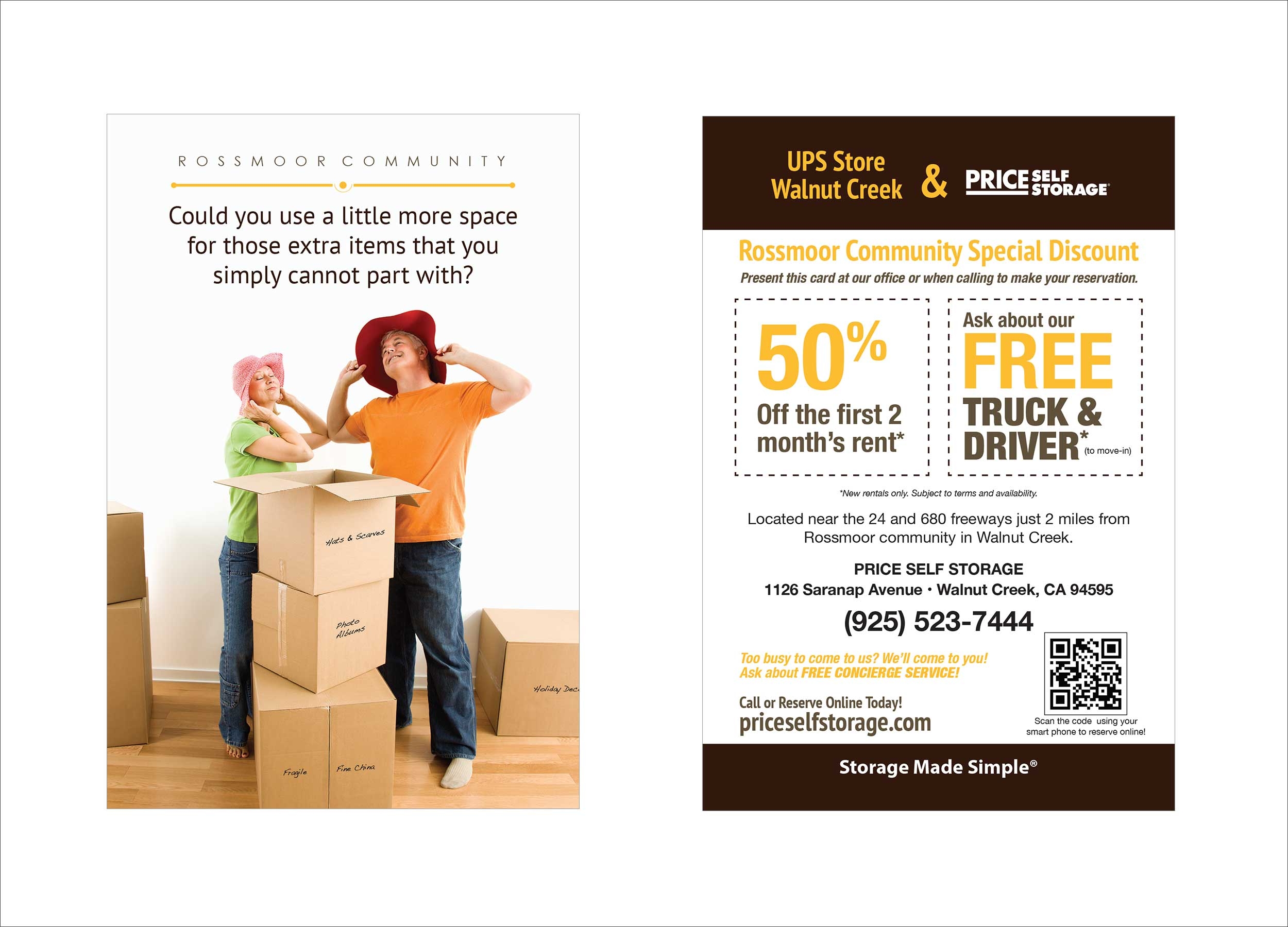 PSS co-branded 4"x 6" discount card