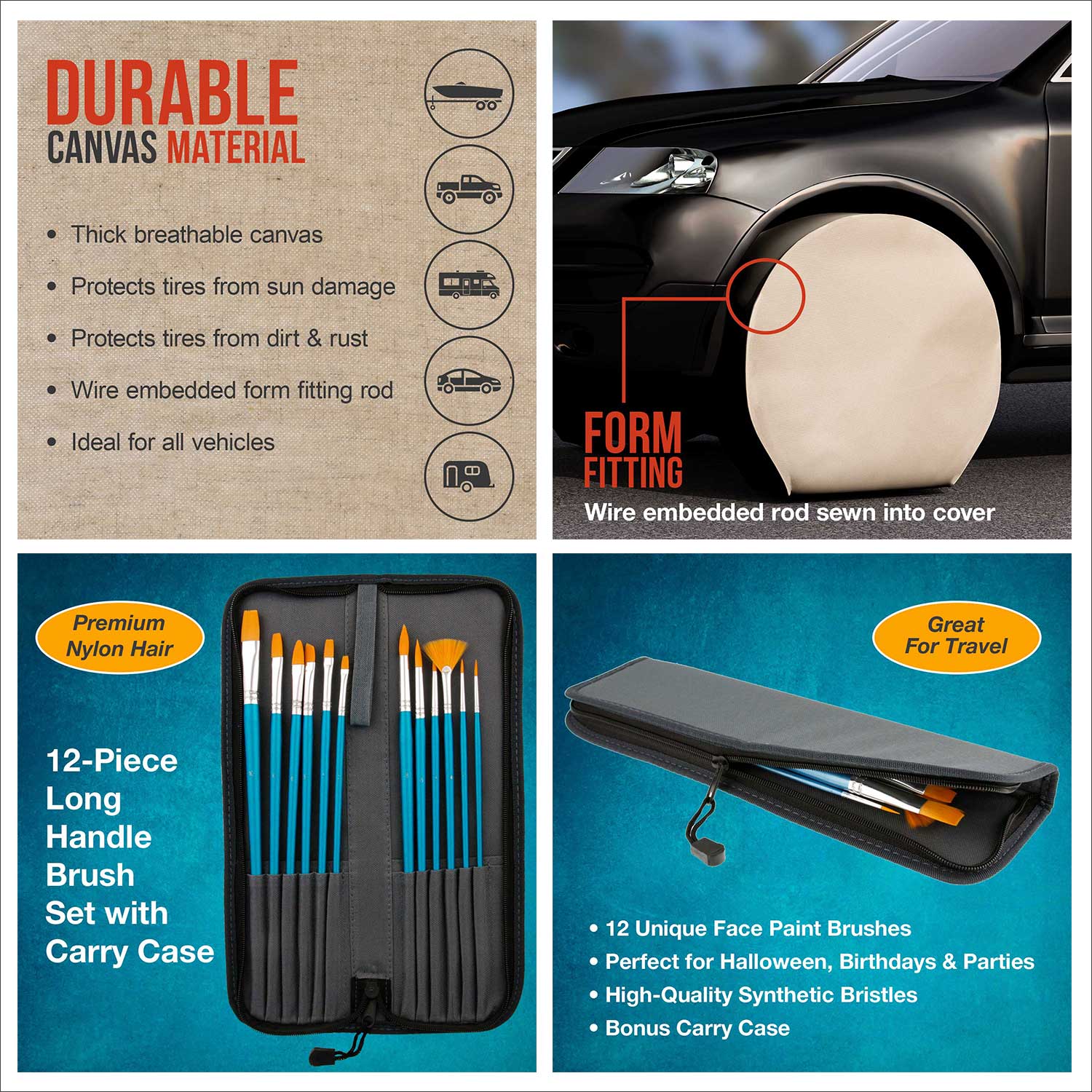Product mini-infographics for marketplace listings & websites