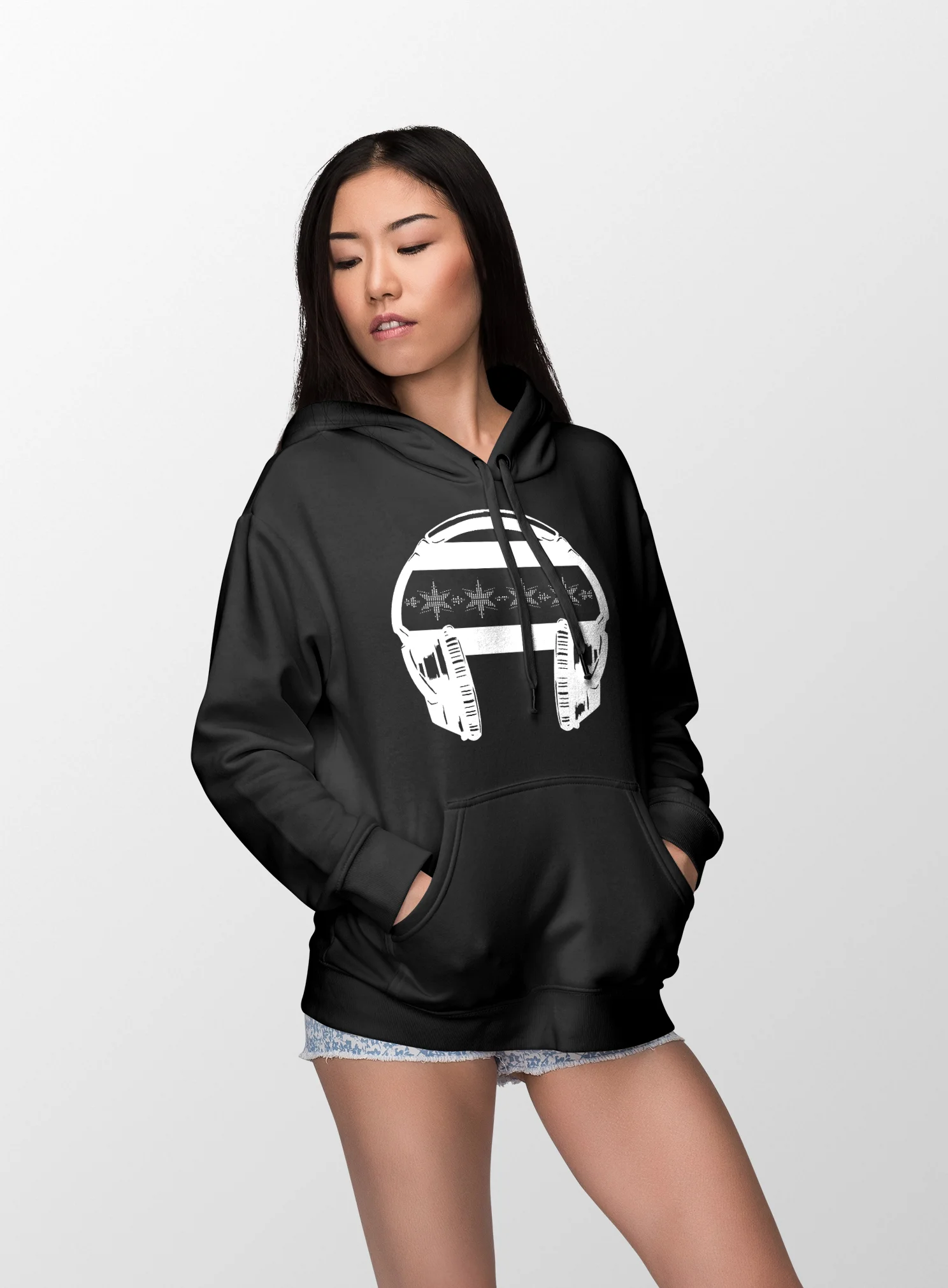 White Chi Flag Hoodie