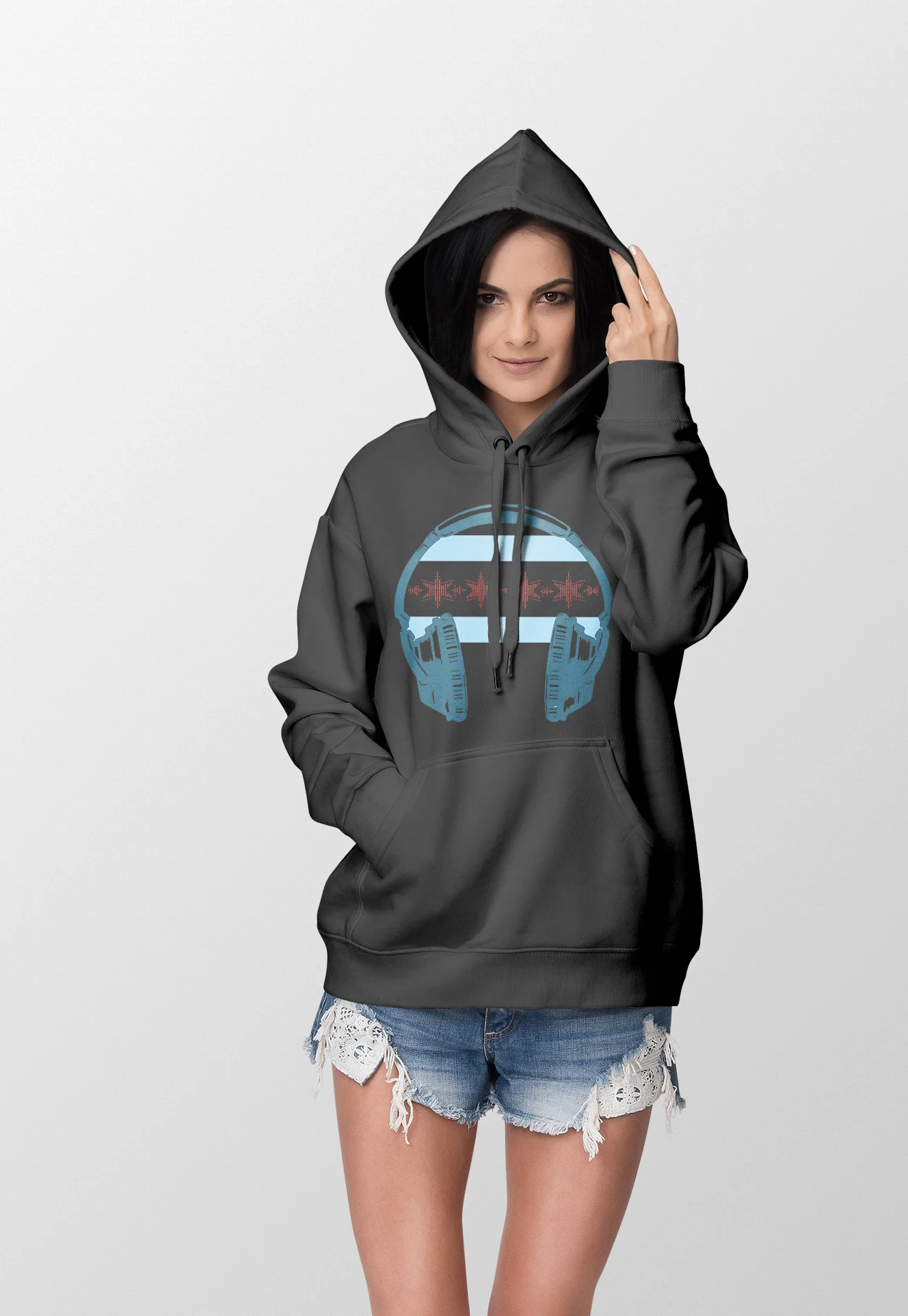 Red & Blue Chi Flag Hoodie