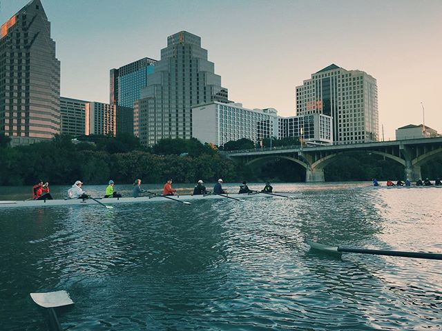 Throwback to when we took Colorado rowing to downtown Austin. Counting down the days until the next Pumpkinhead Regatta