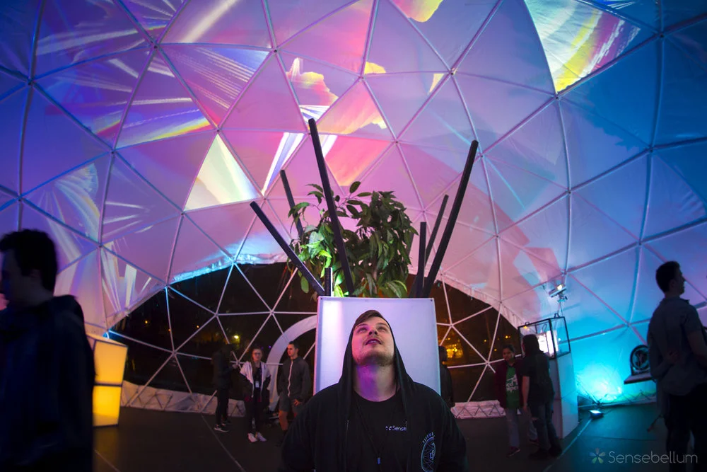 DIMENSION 9: Illuminé Projection Dome by Derrick Planz
