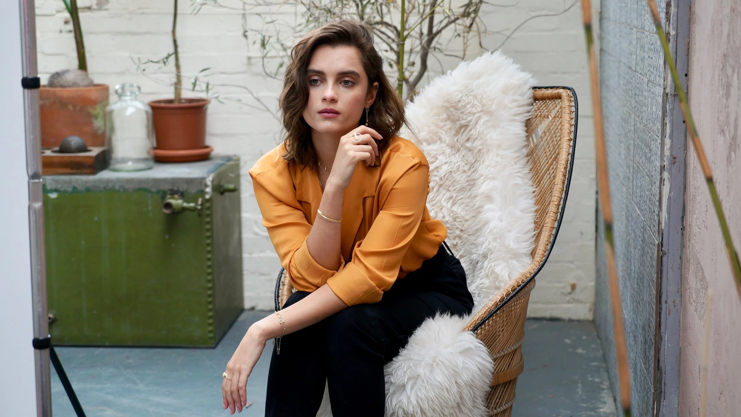 Ania Haie jewellery behind the scenes shoot
