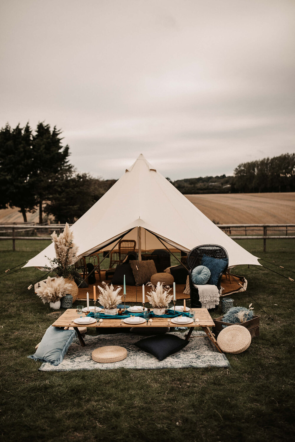  bell tent wedding inspiration Knockwood Bespoke Receptions