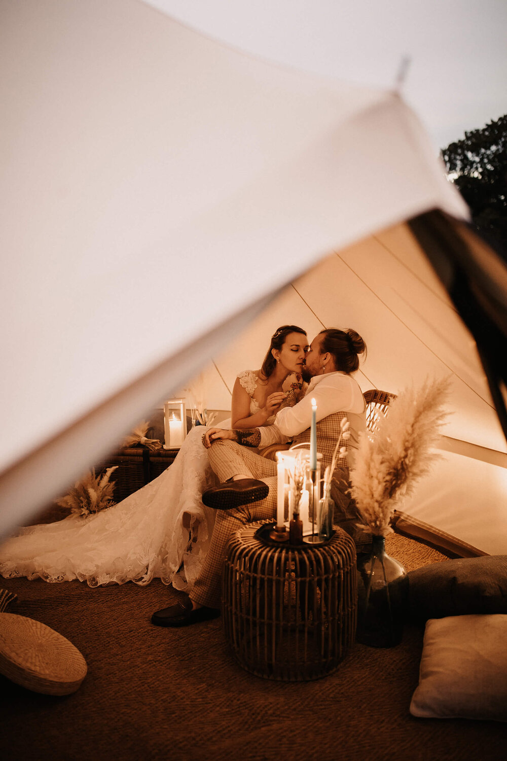  bell tent wedding inspiration Knockwood Bespoke Receptions