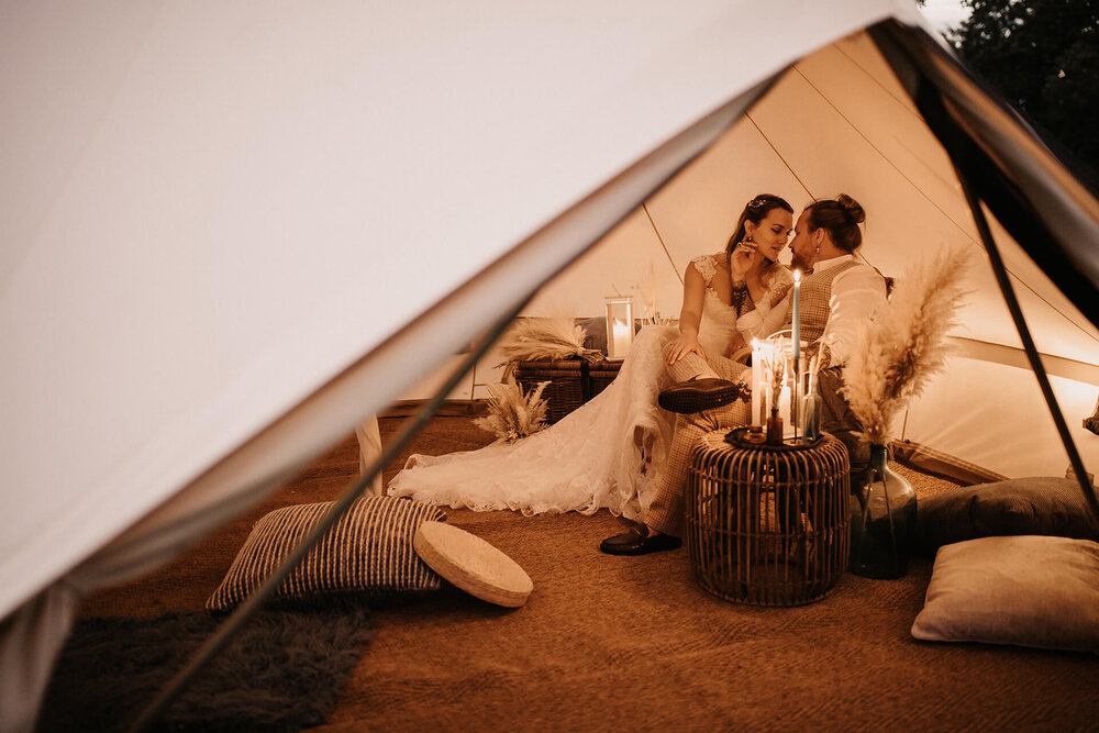  bell tent wedding inspiration Knockwood Bespoke Receptions
