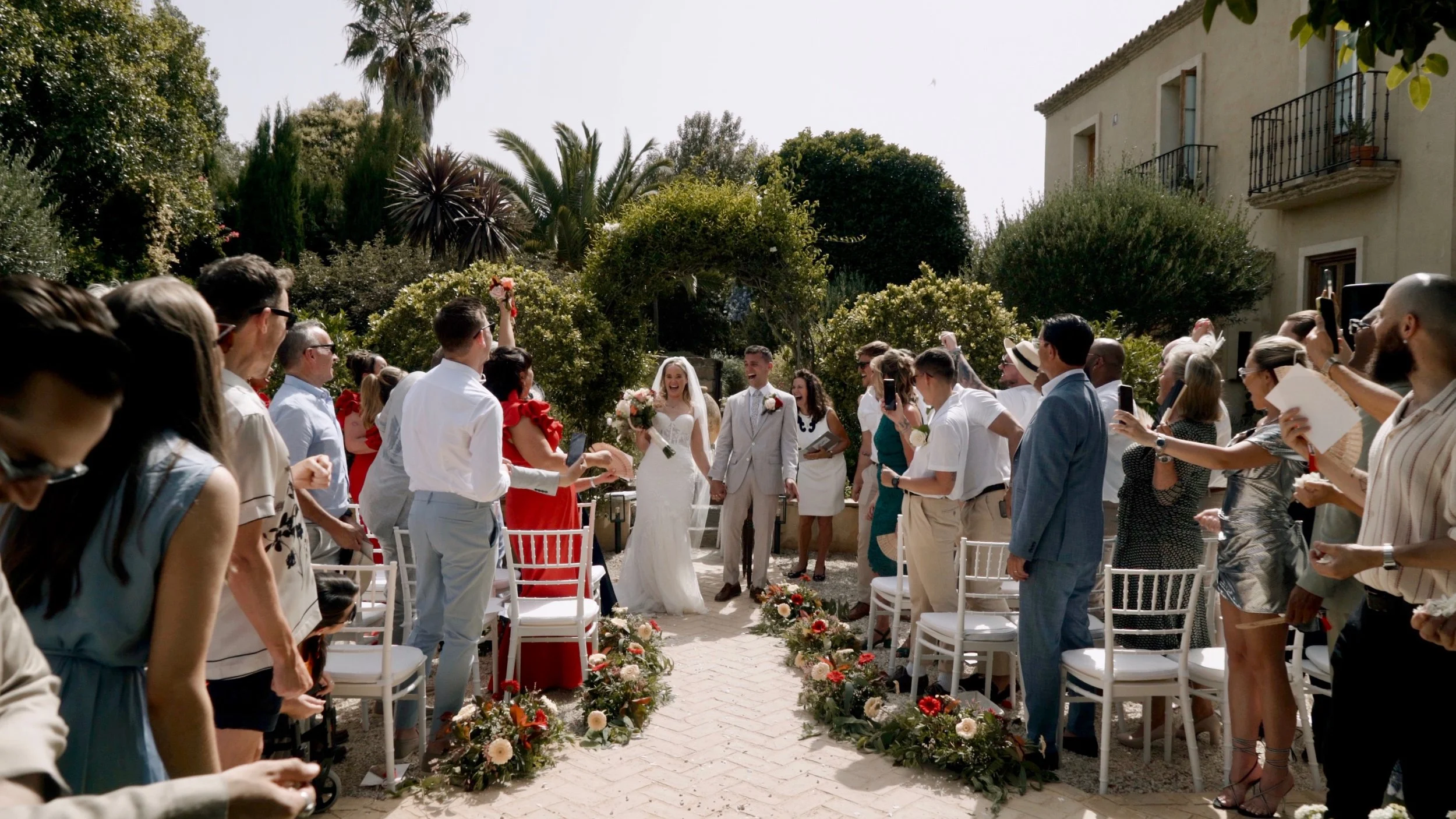 Fun Spanish wedding, Casa La Siesta, Vejer