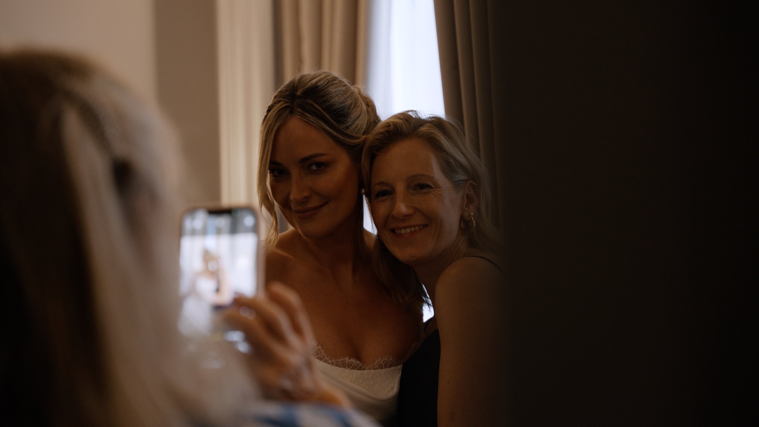 Savannah Miller bridal, bespoke dress for Fran Newman-Young wedding