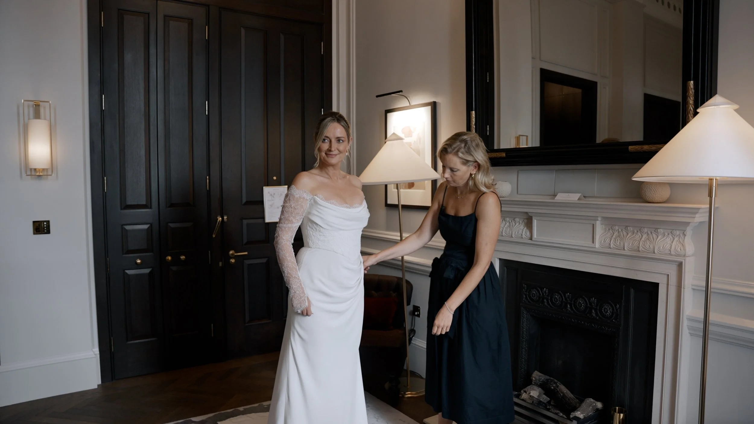 Savannah Miller Bridal Fitting at Four Seasons London | Luxury Wedding Videographer