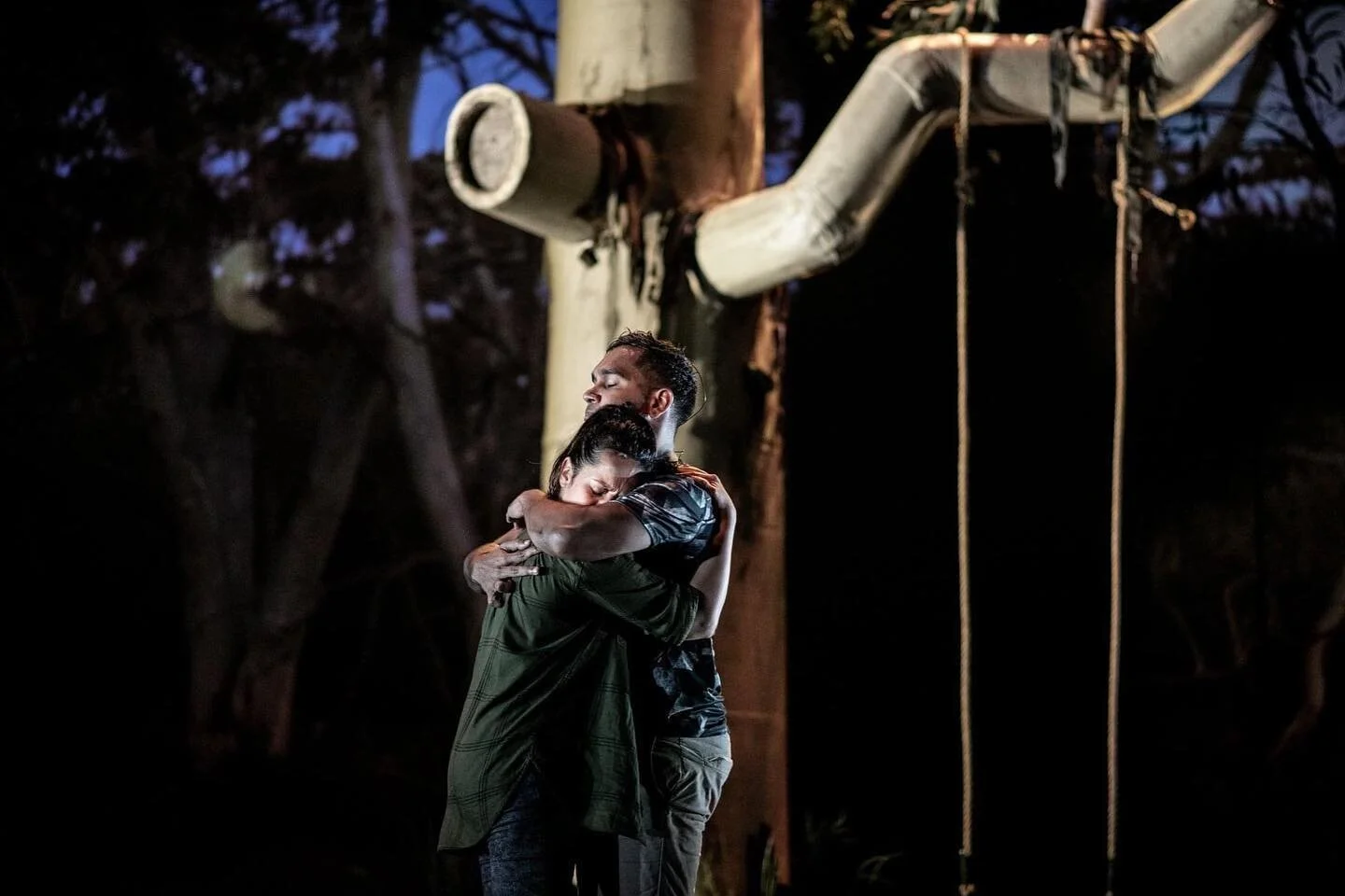 On National Sorry Day we reflect on the grief, suffering and injustices experienced by the Stolen Generations, the ongoing impacts of colonisation for Aboriginal and Torres Strait Islander people across this country, and the work still ahead for us all.

This month Legs planned to tour Man With The Iron Neck and share its story of love, loss and resilience, engaging with communities in regional centres in partnership with the Balunu Foundation. While COVID-19 has set us back we are striving towards reviving these plans, and we continue to place the telling of essential truths through transformative physical theatre at the heart of our practice.

When we are truly sorry we make sure it doesn&rsquo;t happen again. 
Always was, always will be.