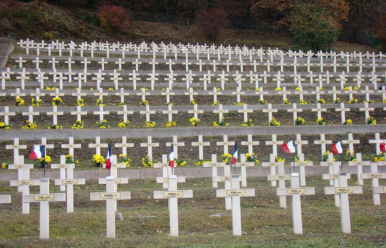 Military cemetery at Moosch