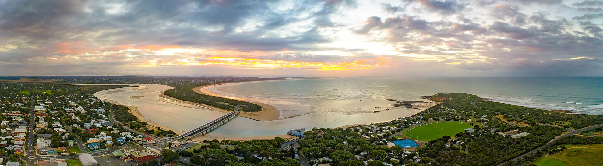Barwon Heads Aerial Pano 2