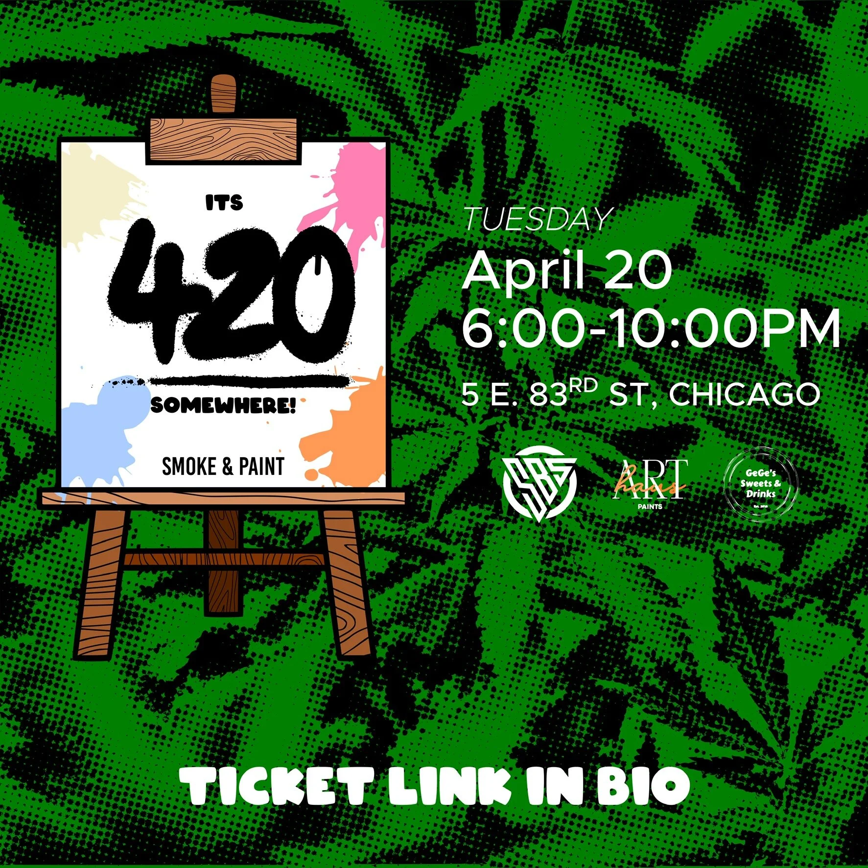 It's 420 Somewhere Paint &amp; Sip