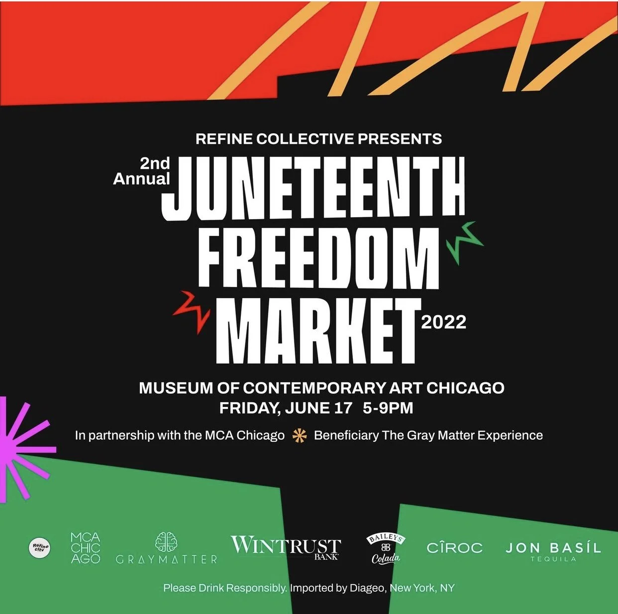 Refine Collective Presents 2nd Annual: Juneteenth Freedom Market at The Museum of Contemporary Art Chicago