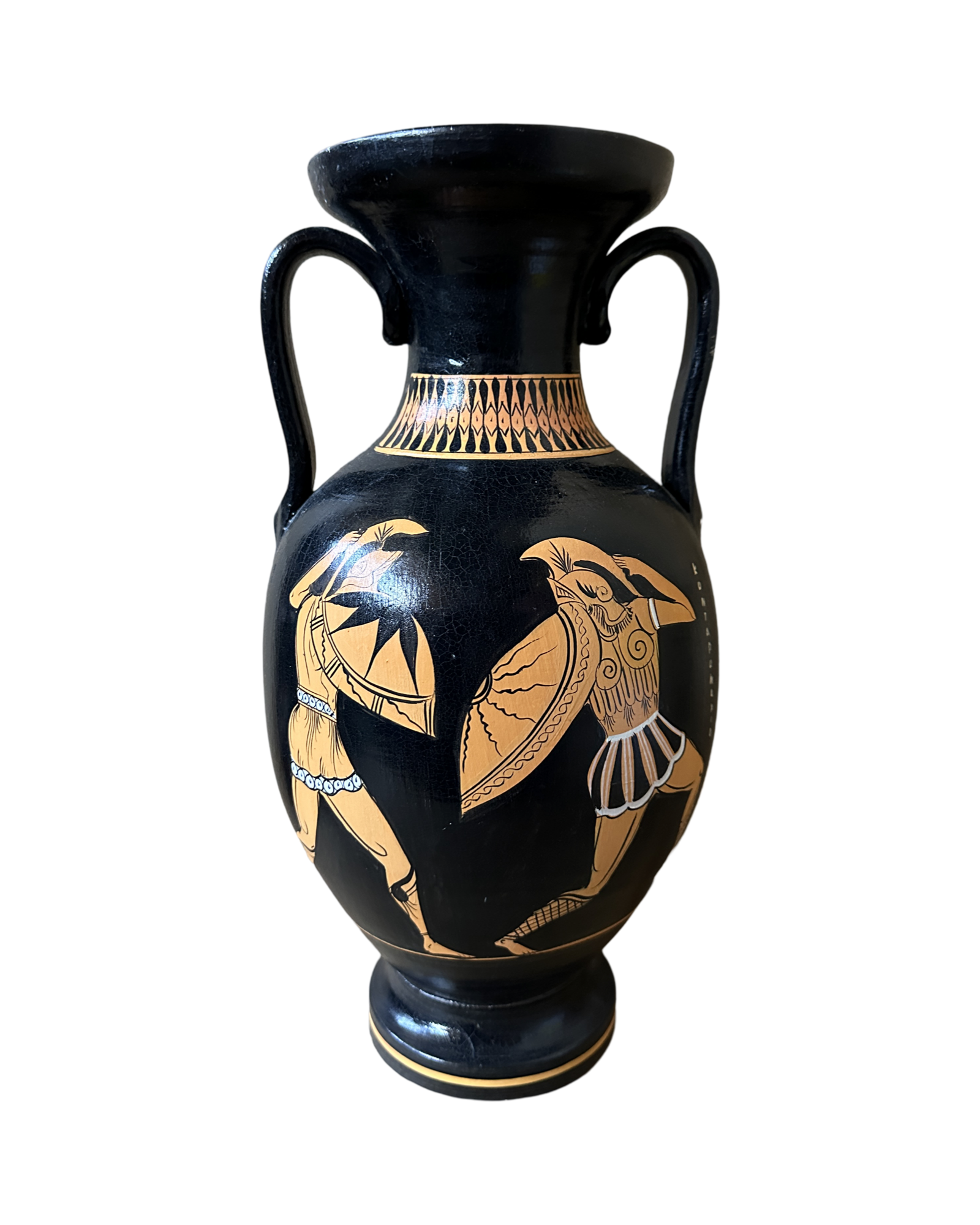 Painted  Double Handled Large Amphora