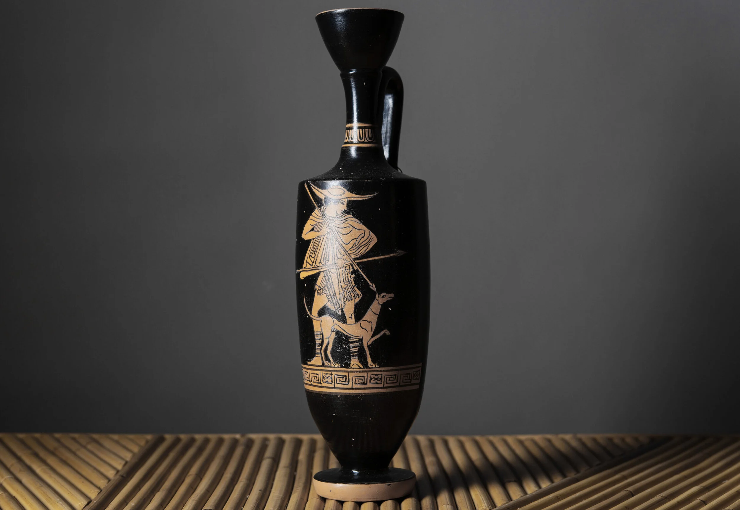 Lekythos With Red Figure