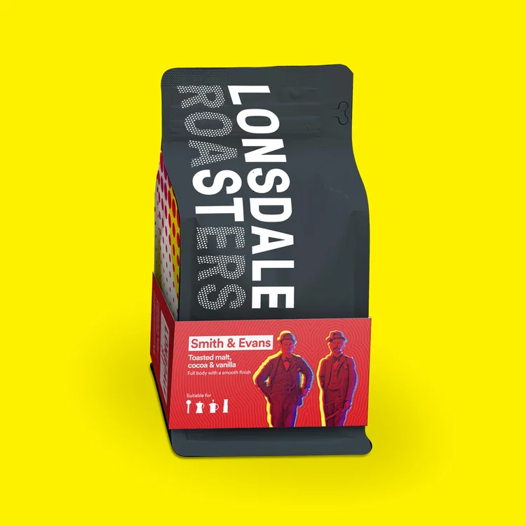 Smith & Evans house blend coffee bag