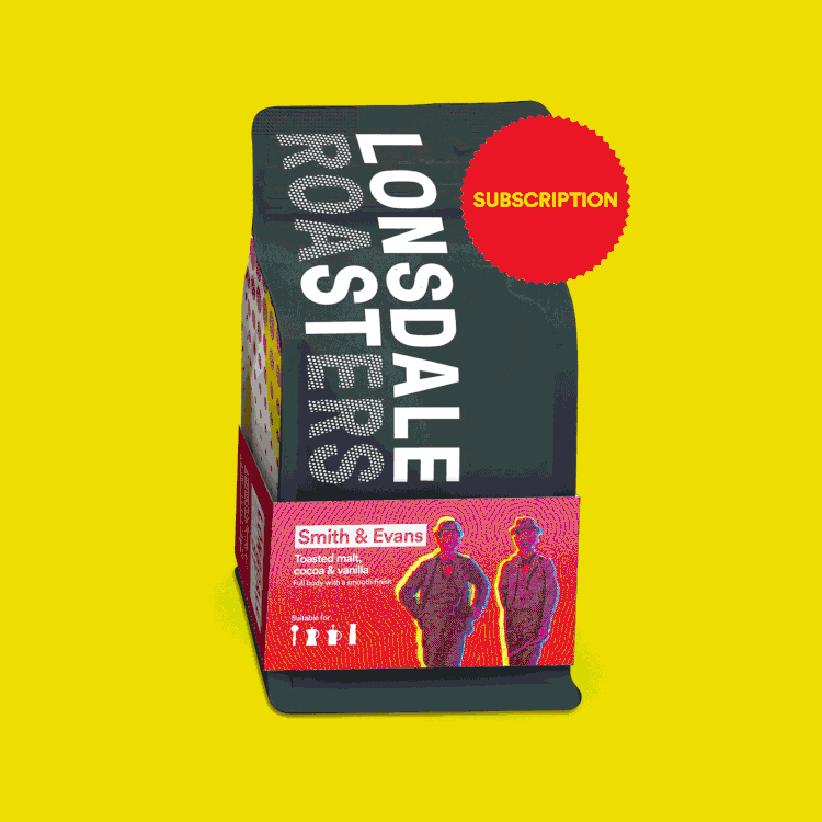 Lonsdale Street Roasters coffee subscription bag
