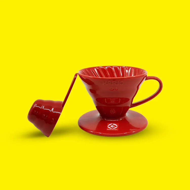 Ceramic pour over coffee dripper