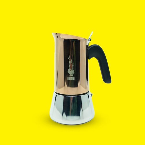 Bialetti Venus Induction espresso maker, 6 cups, copper
