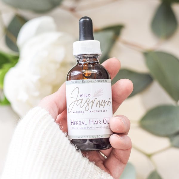 Herbal Hair Oil — Sweetpea Natural Skincare