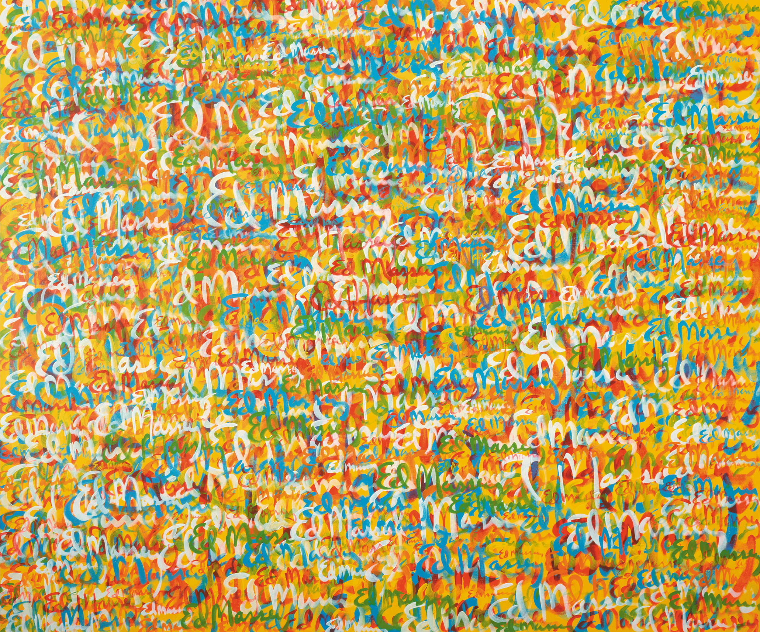 Signature Painting Colorfield, 2001