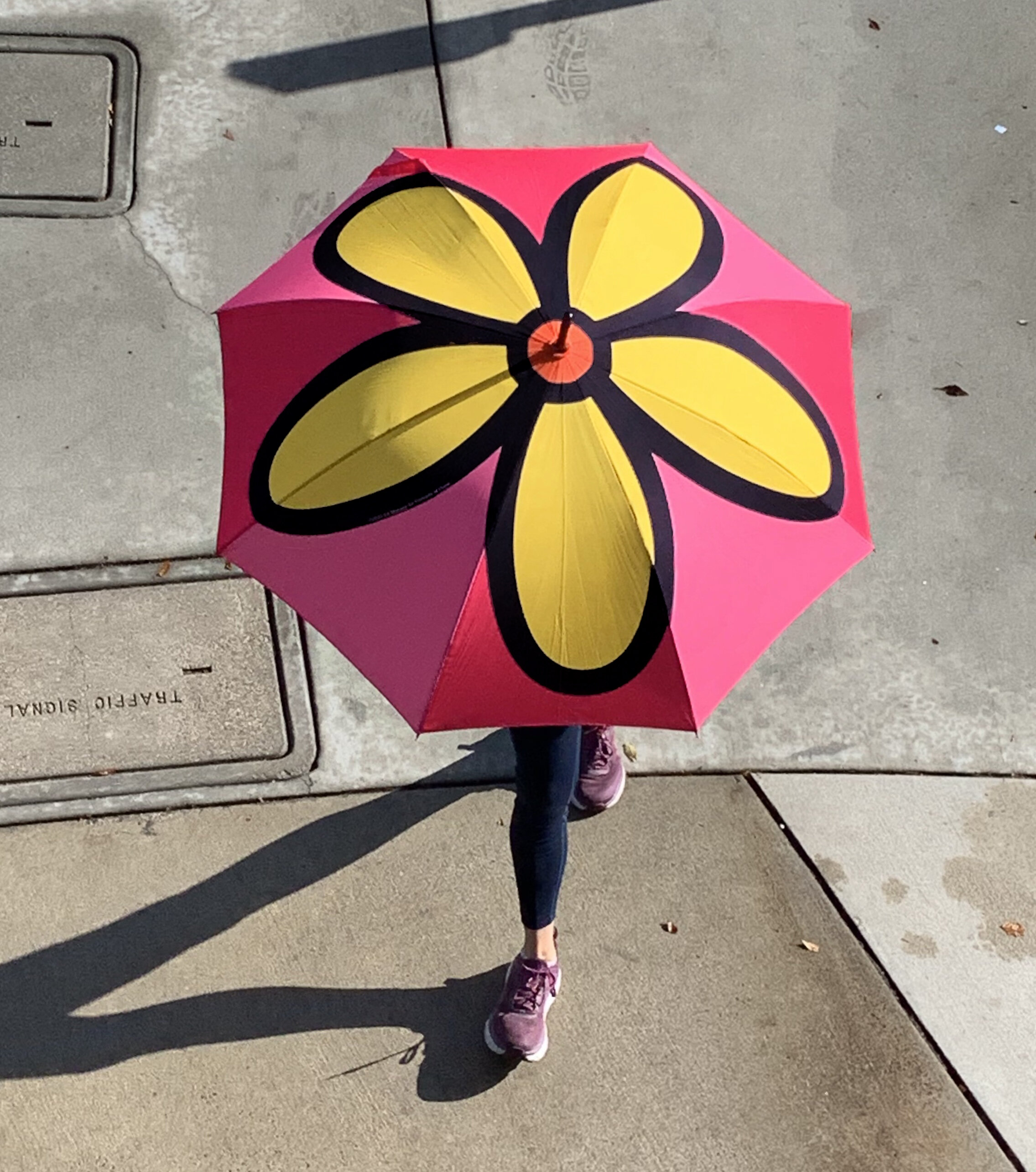 Yellow Floral Umbrella, 2020