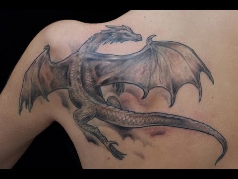 Татуировки в виде дракона: подборка картинок