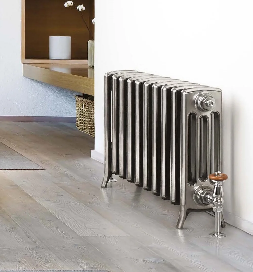London 1 | Traditional Cast Iron Radiator | Floor Standing | Multisec  Length Choice — Gilesgate Bathroom Studio