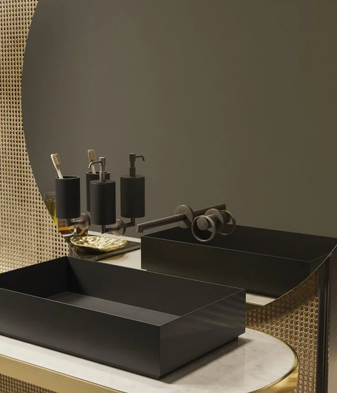 Official UK Stockist Gessi Anello Bathroom Collection Taps