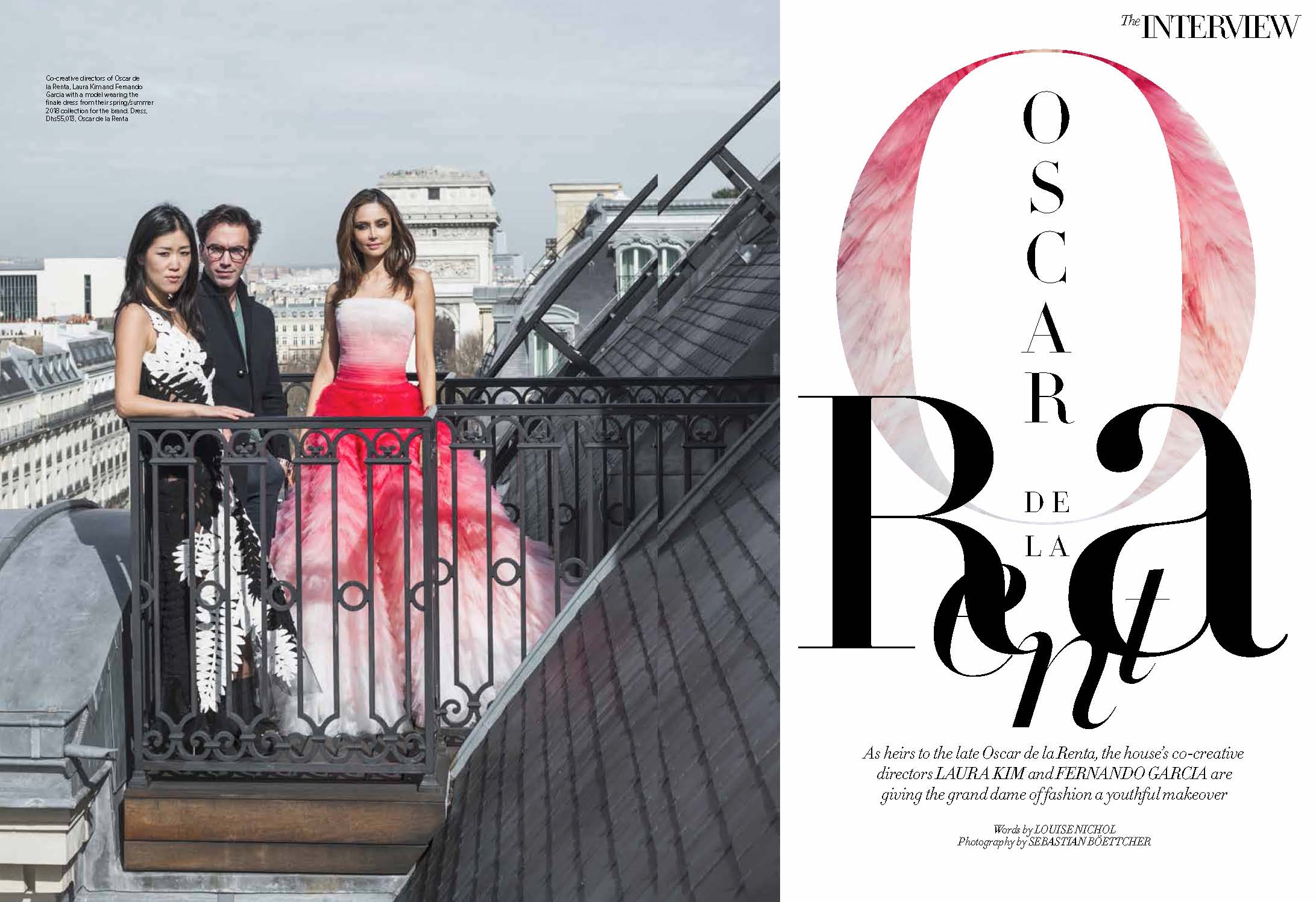Oscar de la Renta's Laura Kim and Fernando Garcia, April 2018