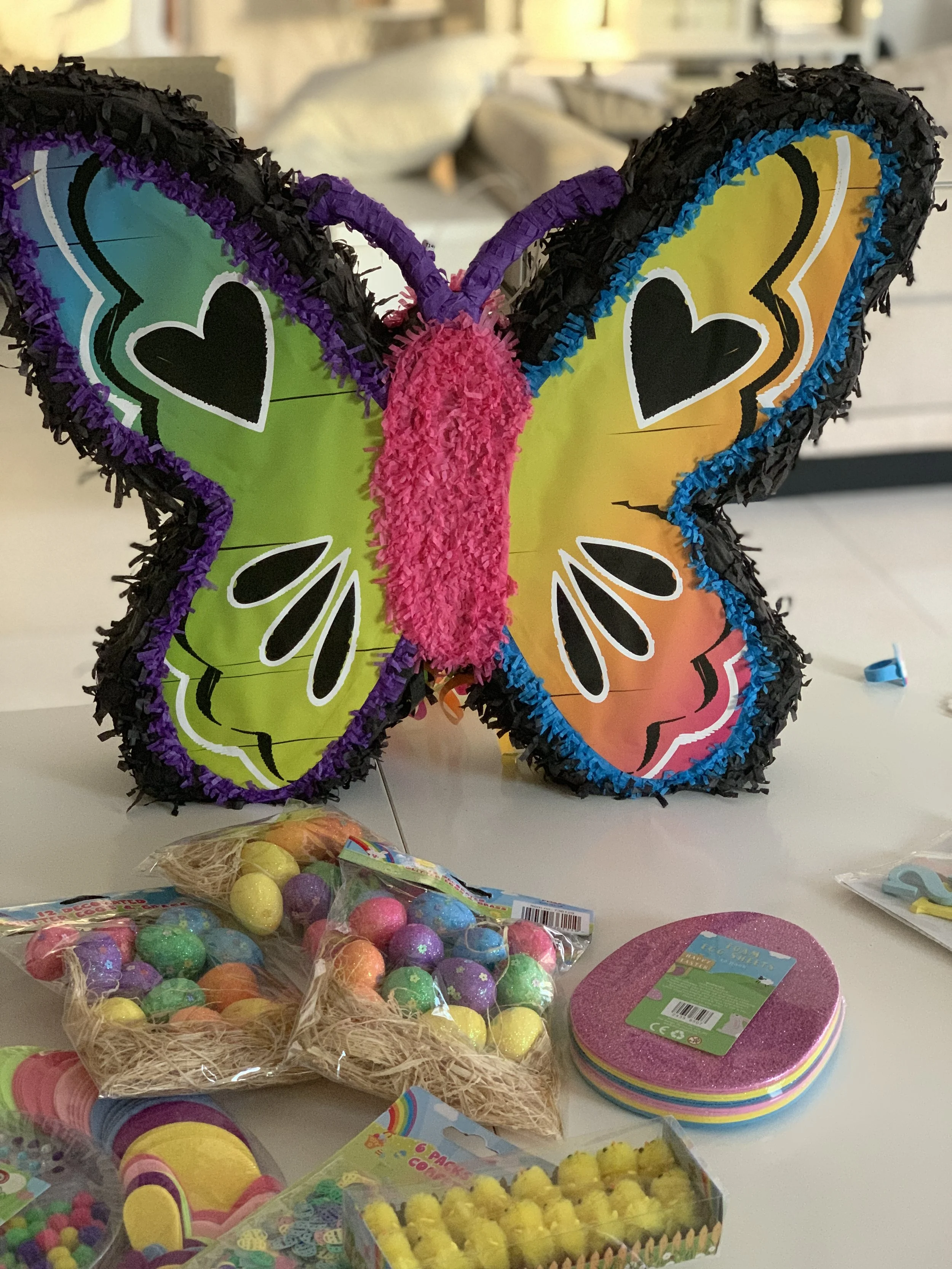 The most spring-like piñata (from Creative Minds) I could find