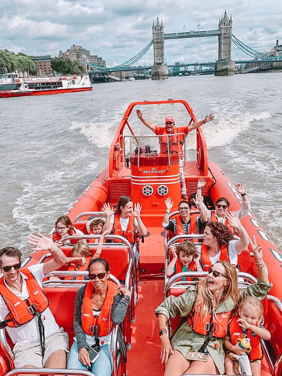 Doing London the Bond way on the child-friendly Thames Rocket