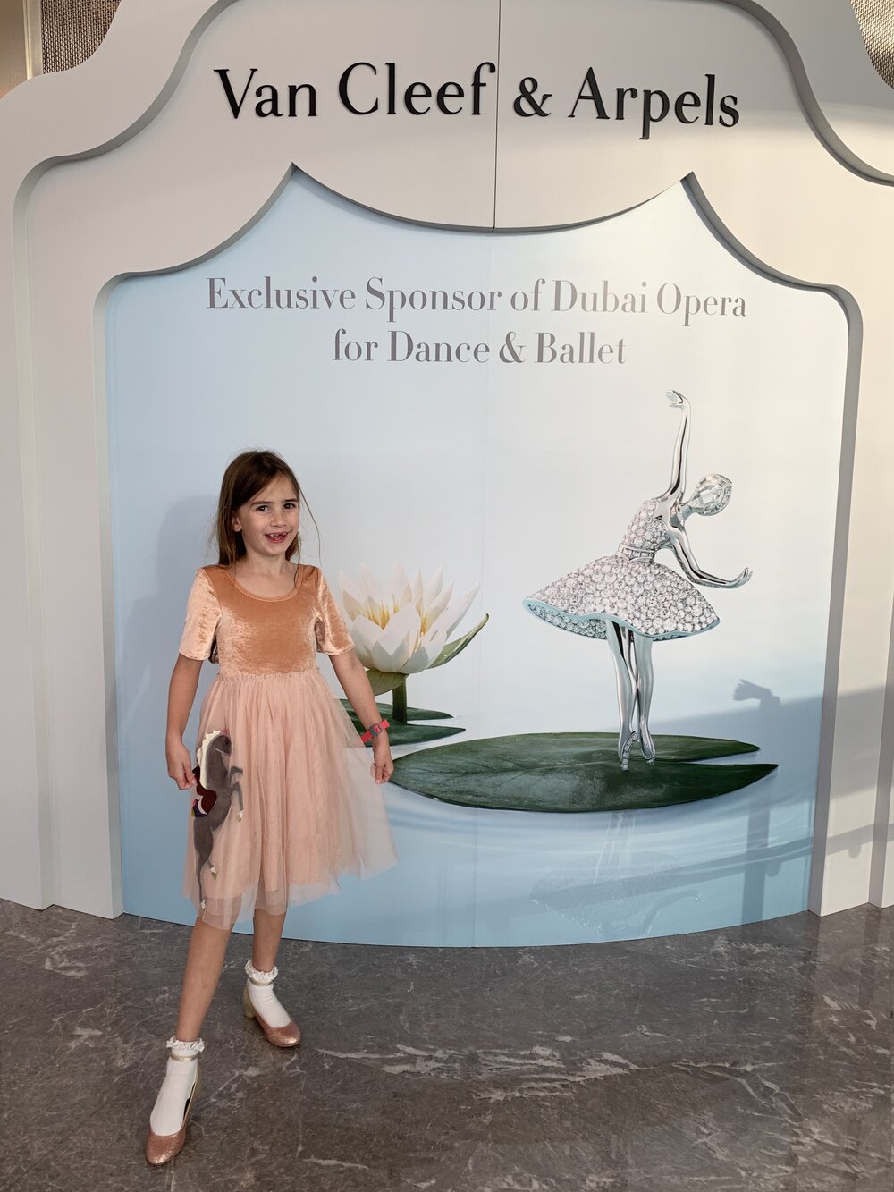 Leo at the Nutcracker at Dubai Opera