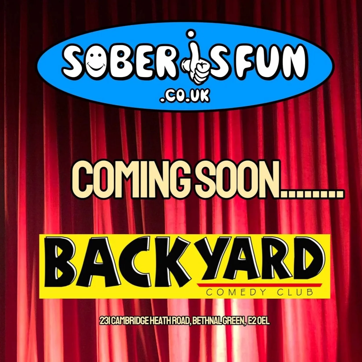 London Alcohol-Free Comedy Club |  May Bank Holiday Special 