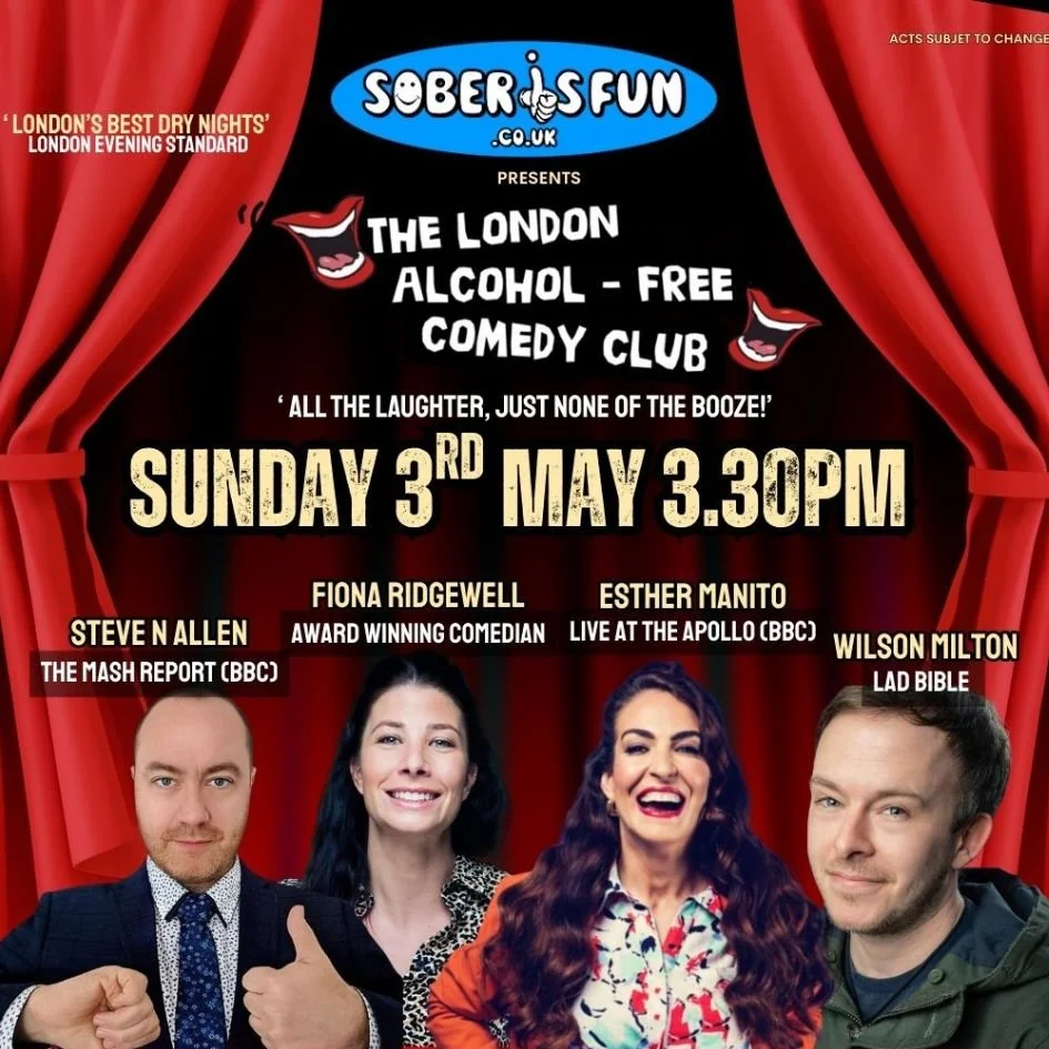 London Alcohol-Free Comedy Club | May Bank Holiday Special