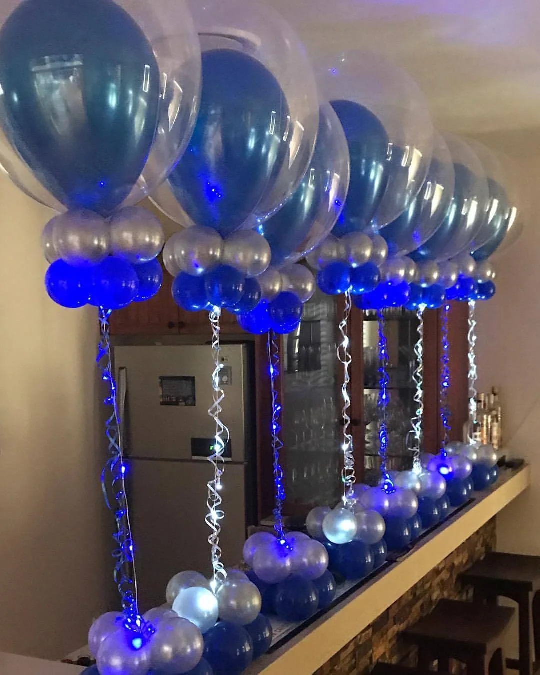 Bubble Balloon With Lights And Cluster