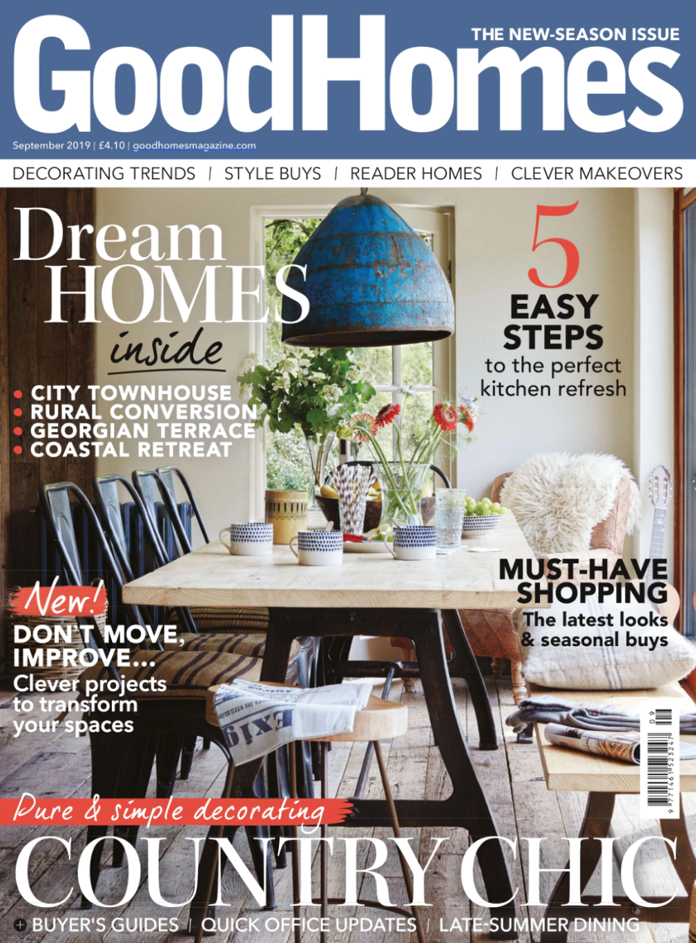 Various KDLoves products featured in Good Homes Magazine - September 2019