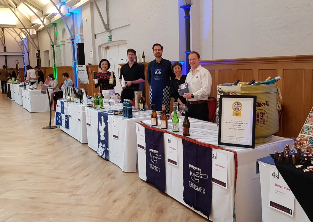Just before the doors opened: the faces behind our inaugural - and very successful - Sake Zone!