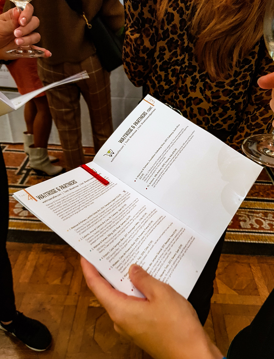 As ever, guests had our comprehensive brochure as a faithful guide to taste the 200+ wines on show