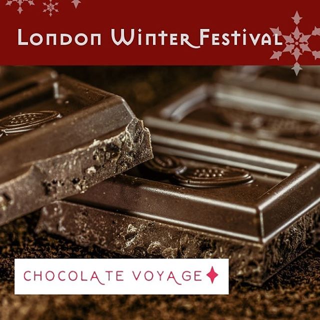 Nothing better than chocolate &amp; whisky on a grizzly day... Looking forward to having @chocolatevoyage again at our London Winter Festival.
Founder and master taster Tracy Chapman will be hosting a delicious #Chocolate &amp; #Whisky pairing pop-up