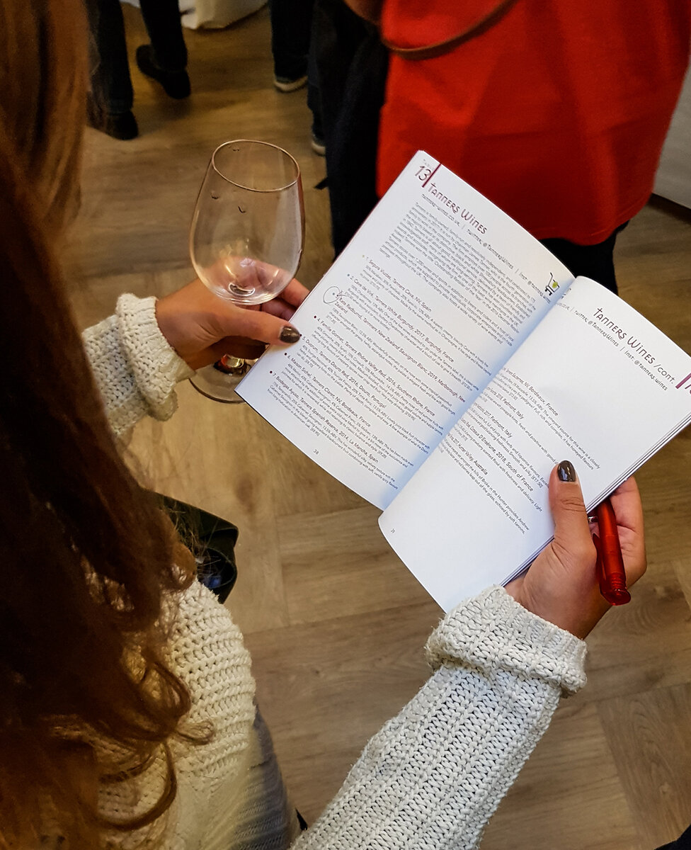  So much to taste and discover! Always good to have our comprehensive tasting brochure at hand.  