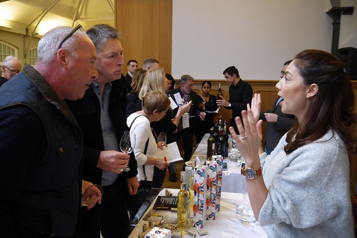  Jackie Fast passionately introducing her exquisite Rebel Pi ice wine 