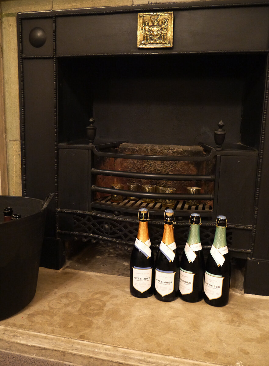  Our kind of fireplace certainly has a few bottles of Nyetimber in front of it. Already thinking of all of their cuvées that we’ll be drinking over Christmas!! 