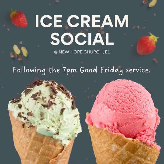 Good Friday Service and Ice Cream