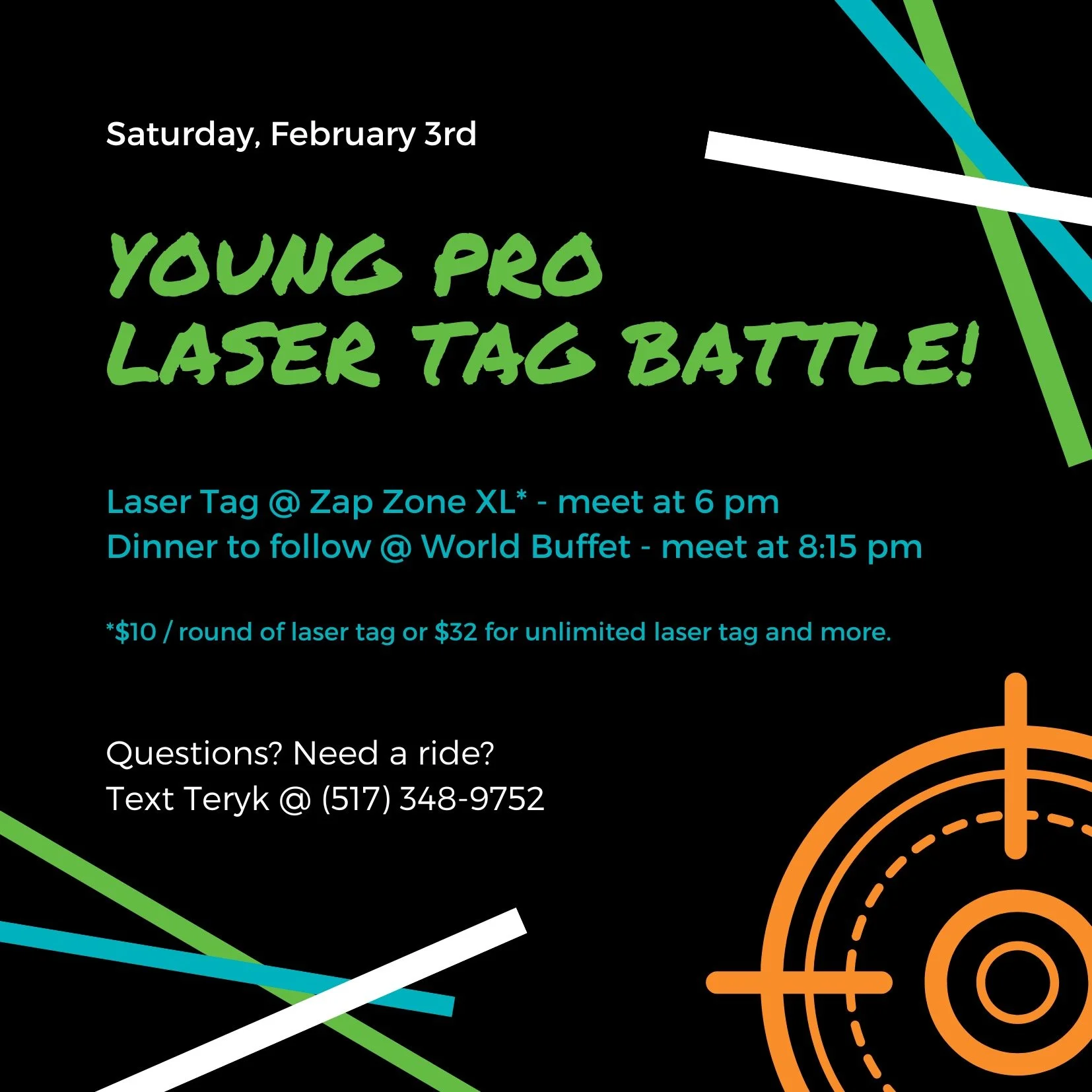 Young Professionals Laser Tag