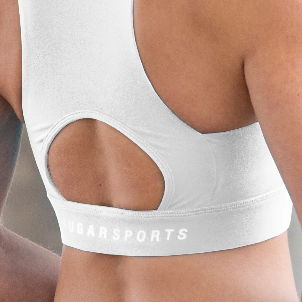 sugarsports, white, sports, bra