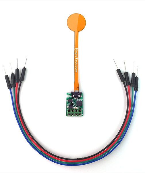 SIngleTact calibrated sensor with diameter 15mm