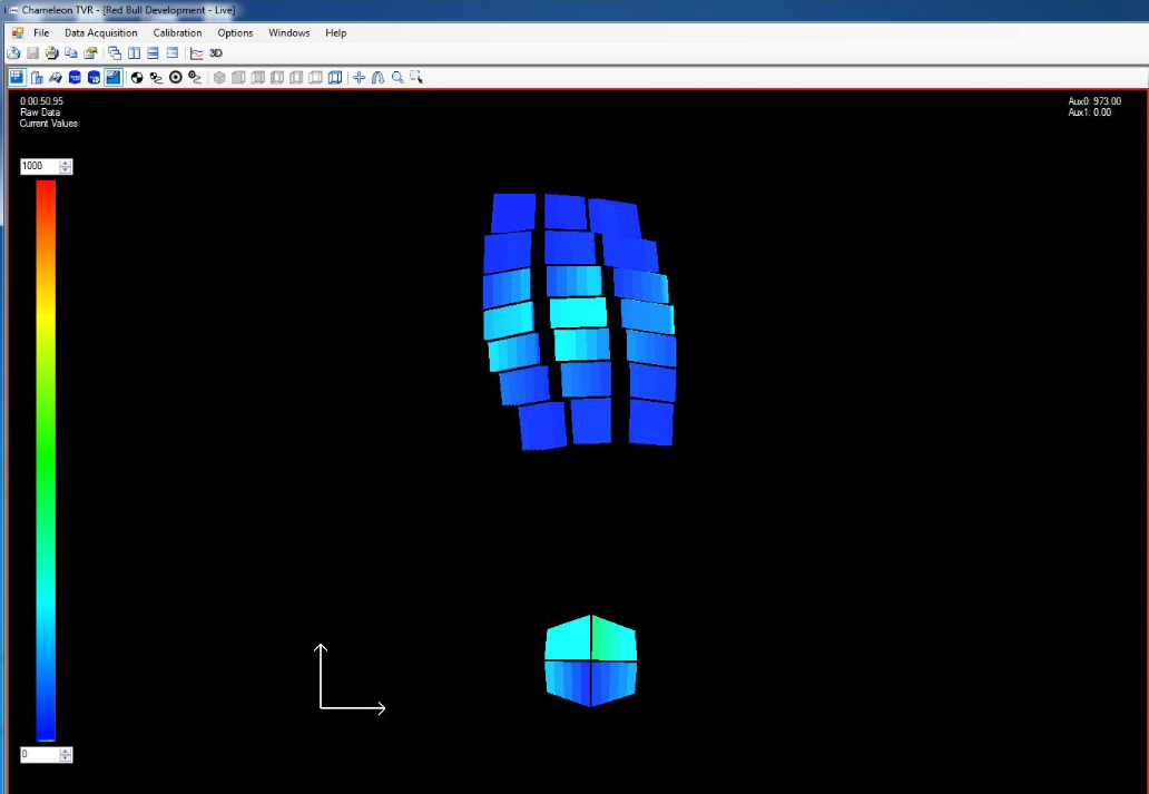 Foot-pressure data-acquisition software.